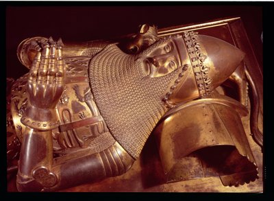 Edward, the Black Prince (1330-76): effigy in Canterbury Cathedral by English School
